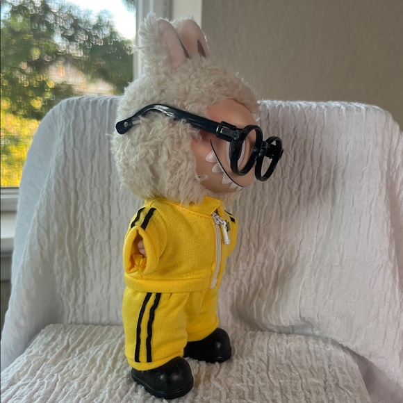 Alo Yellow with black stripes Outfit with Glasses and shoes.(Doll not included) - Picture 3 of 5